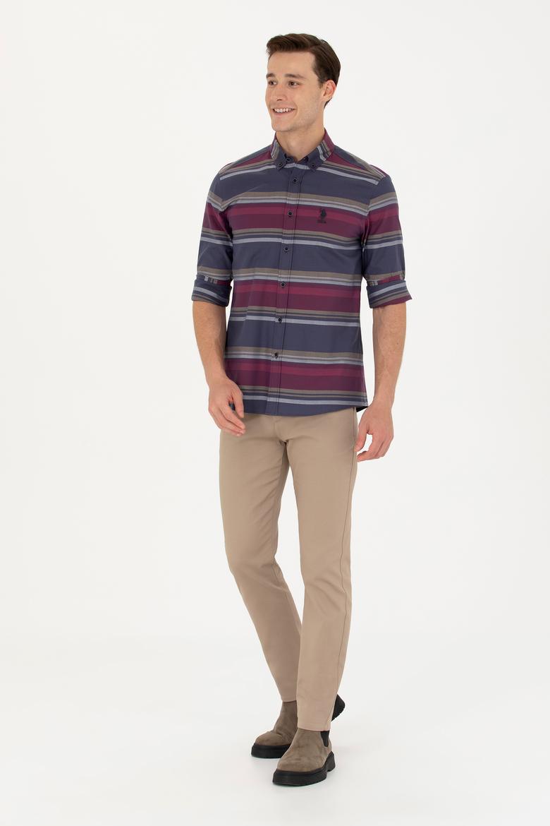 Erkek Lacivert Uzun Kollu Gömlek - 50277940006