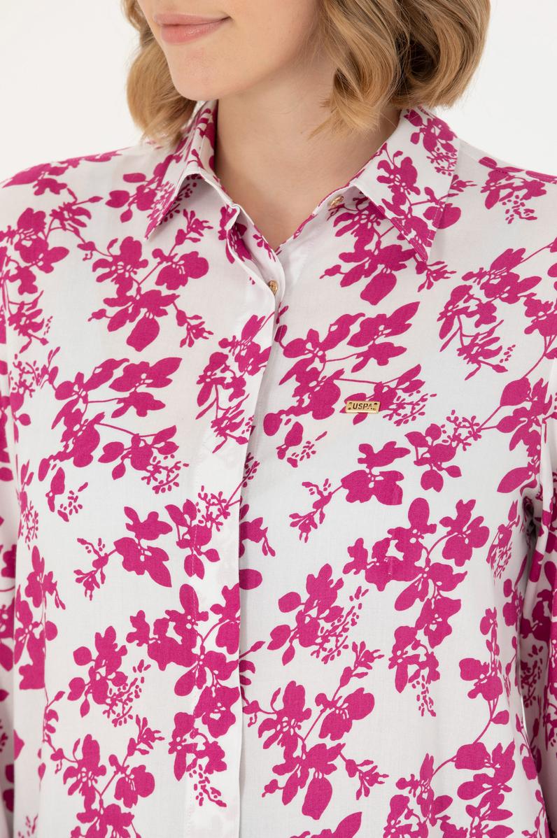 Kadın Menekşe Uzun Kollu Gömlek