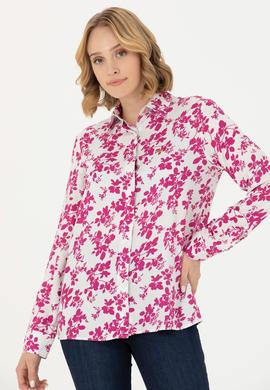 Kadın Menekşe Uzun Kollu Gömlek - 50279866035