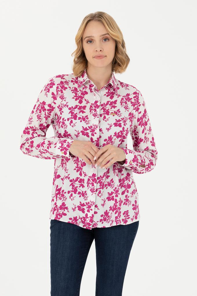 Kadın Menekşe Uzun Kollu Gömlek