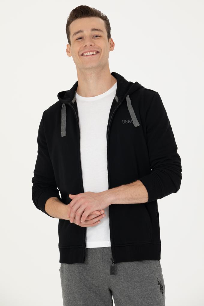 Erkek Siyah Sweatshirt