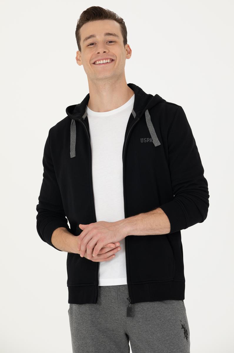 Erkek Siyah Sweatshirt