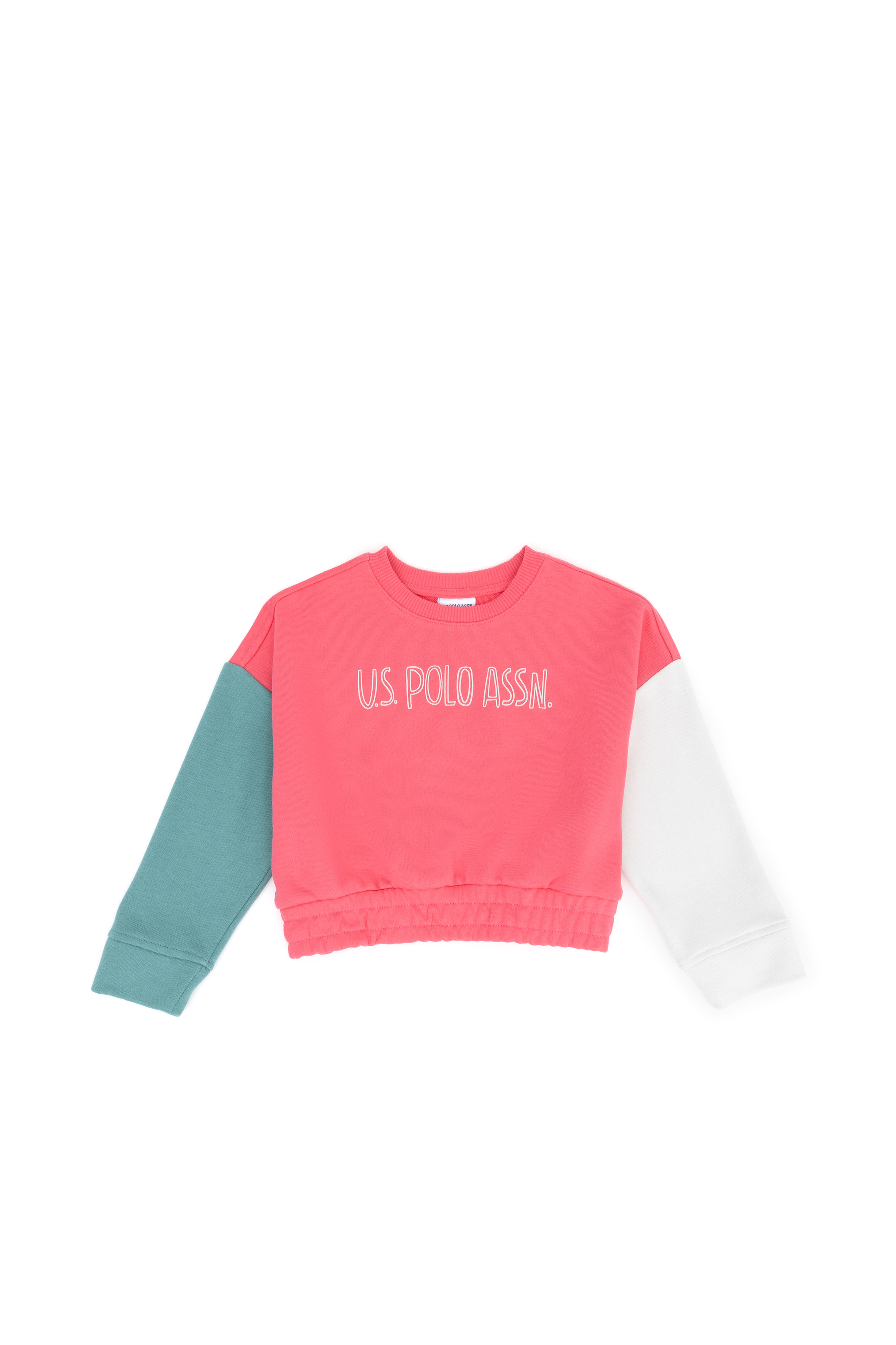 Kız Çocuk Pembe Sweatshirt - Image 3