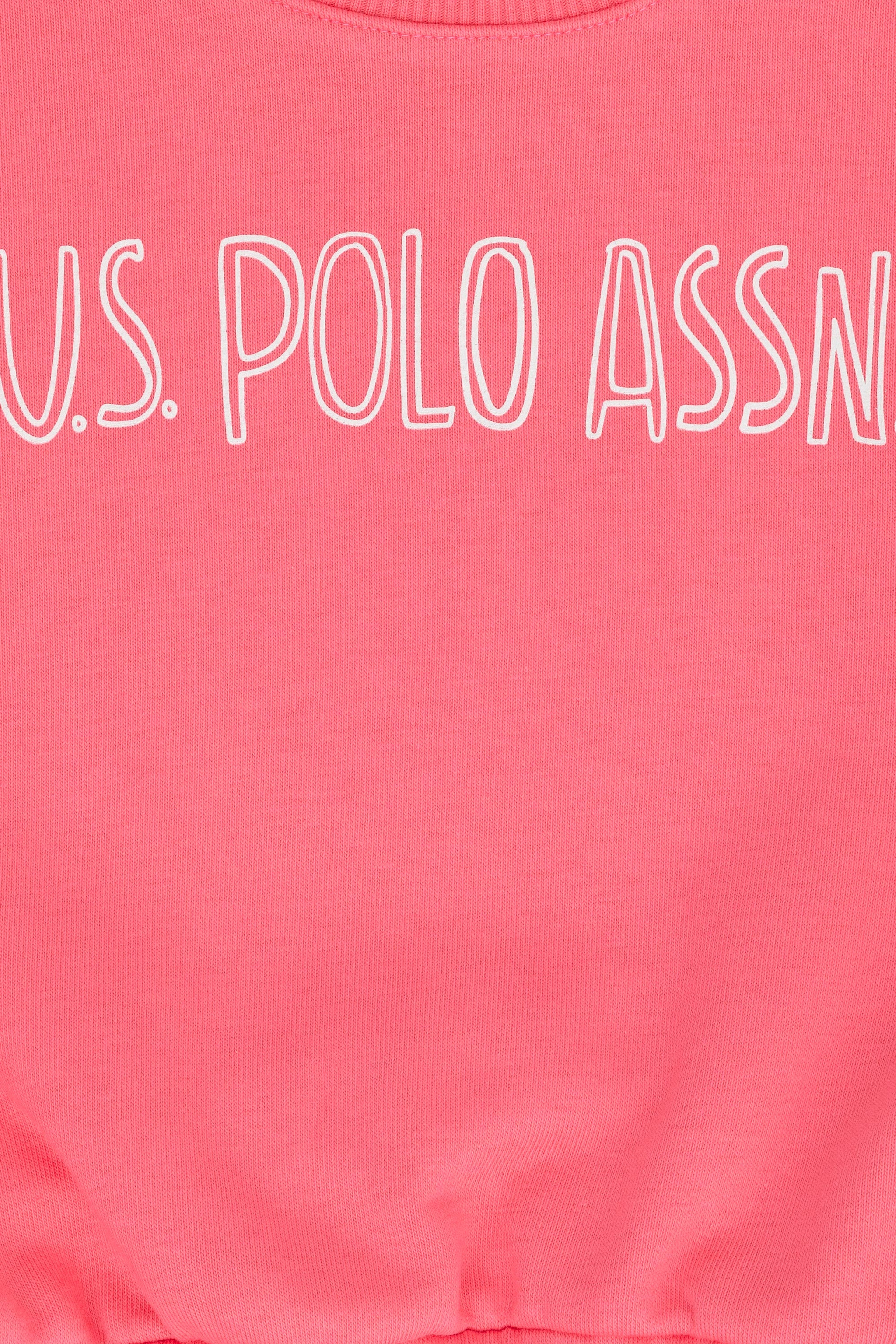 Kız Çocuk Pembe Sweatshirt - Image 5