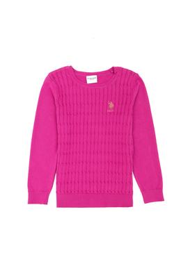 Kız Çocuk Menekşe Basic Kazak - 50269034091