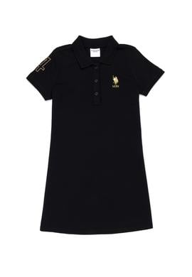 Kız Çocuk Siyah Örme Elbise - 50270099010