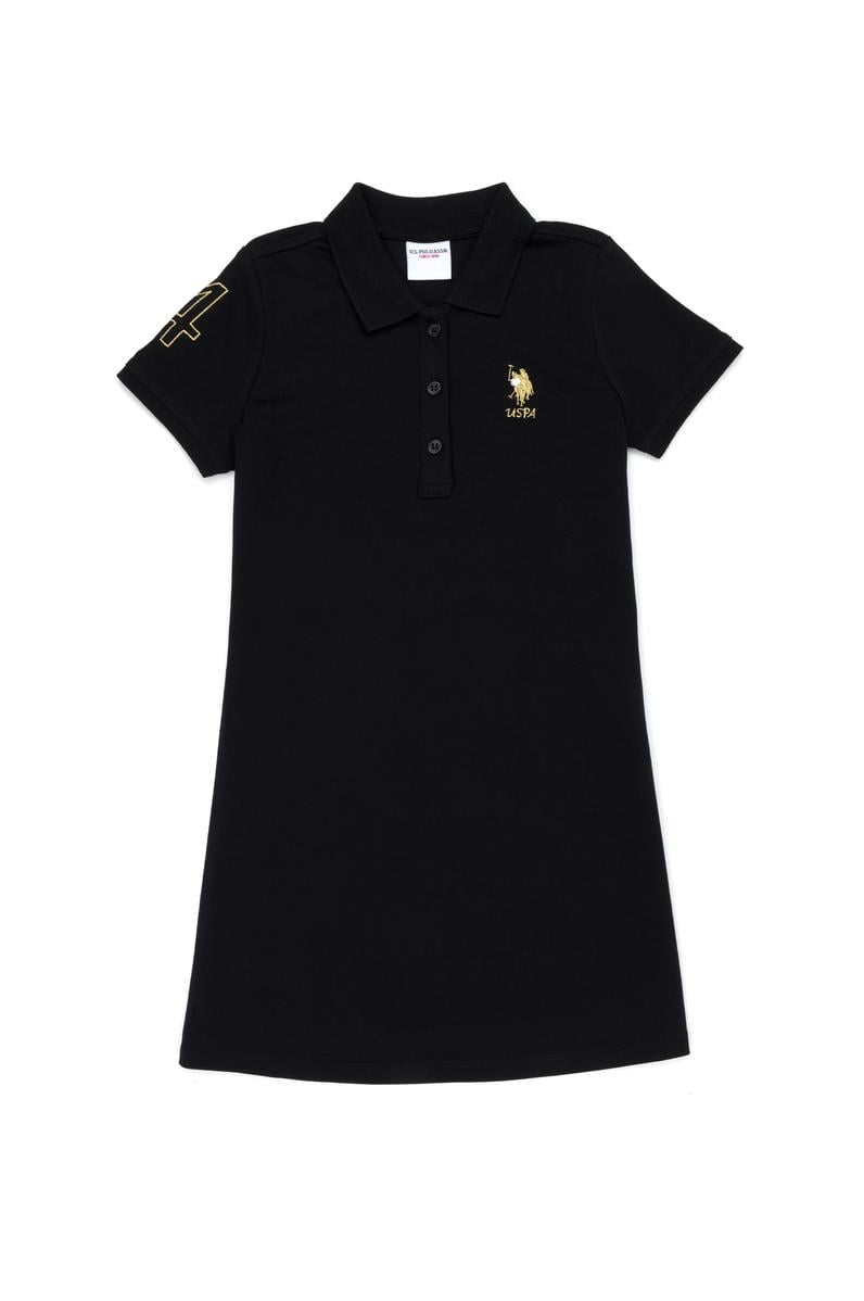 Kız Çocuk Siyah Örme Elbise