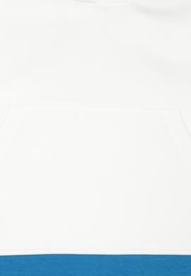 Kız Çocuk Beyaz Kapüşonlu Sweatshirt - 50270473008