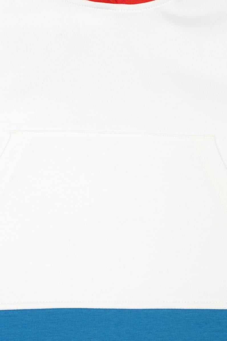 Kız Çocuk Beyaz Kapüşonlu Sweatshirt