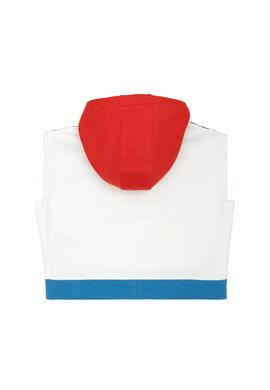 Kız Çocuk Beyaz Kapüşonlu Sweatshirt - 50270473008