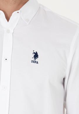 Erkek Beyaz Uzun Kollu Basic Gömlek - 50271274005