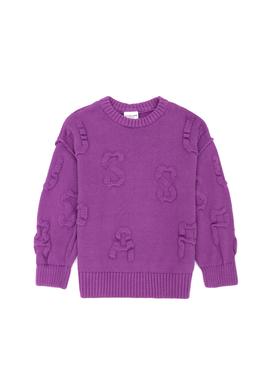 Kız Çocuk Menekşe Kazak - 50271870006