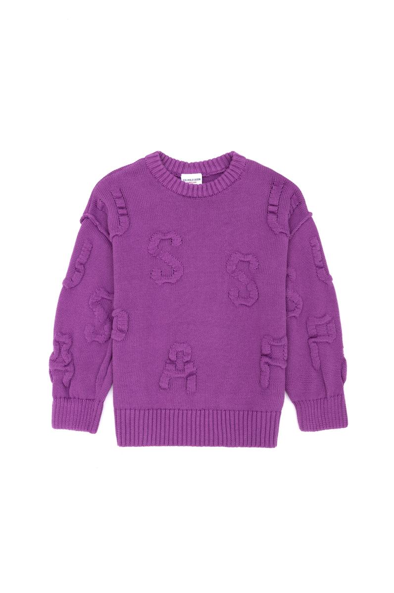 Kız Çocuk Menekşe Kazak