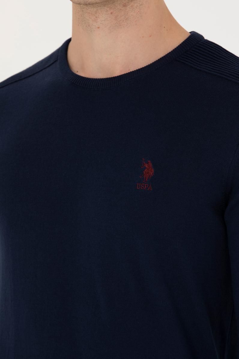 Erkek Lacivert Basic Kazak