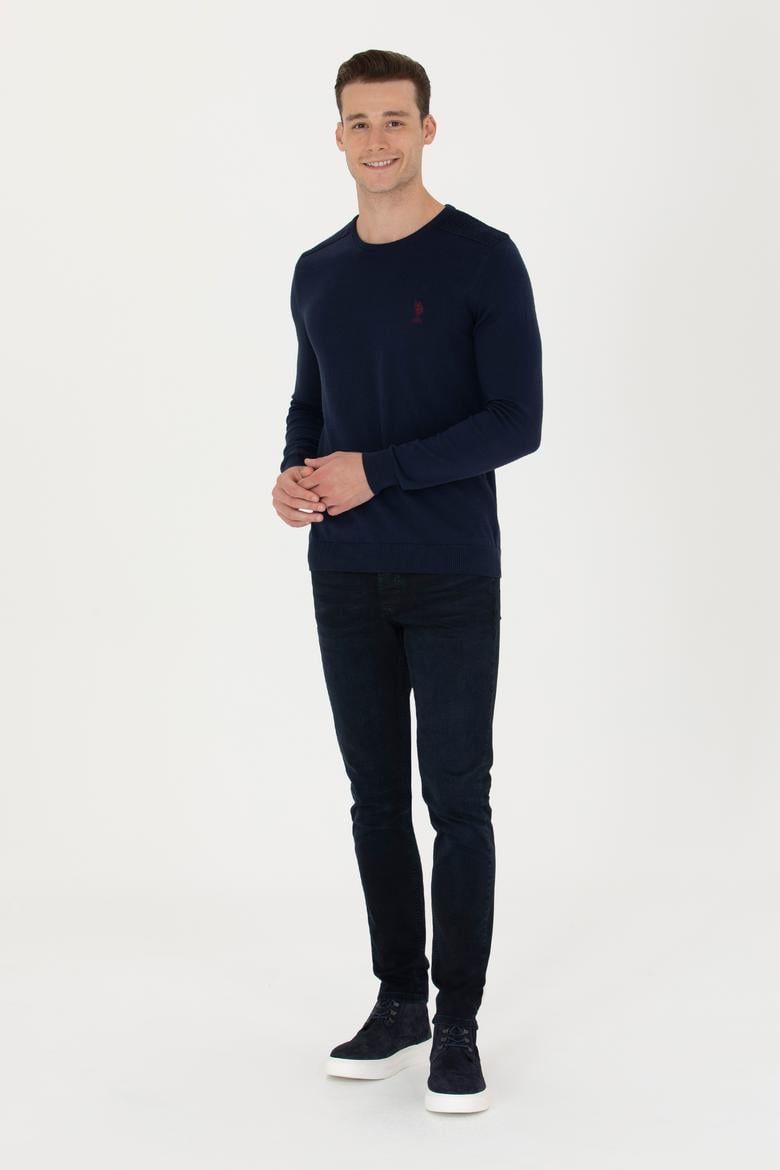 Erkek Lacivert Basic Kazak - 50269003007