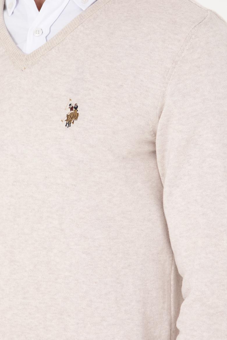 Erkek Taş Melanj Basic Kazak - 50269006071