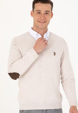 Erkek Taş Melanj Basic Kazak - 50269006071