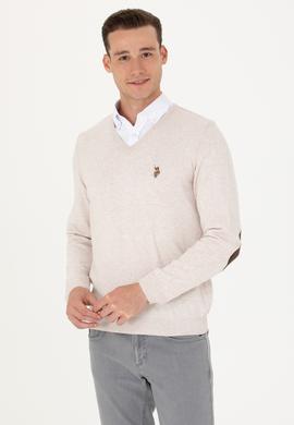 Erkek Taş Melanj Basic Kazak - 50269006071