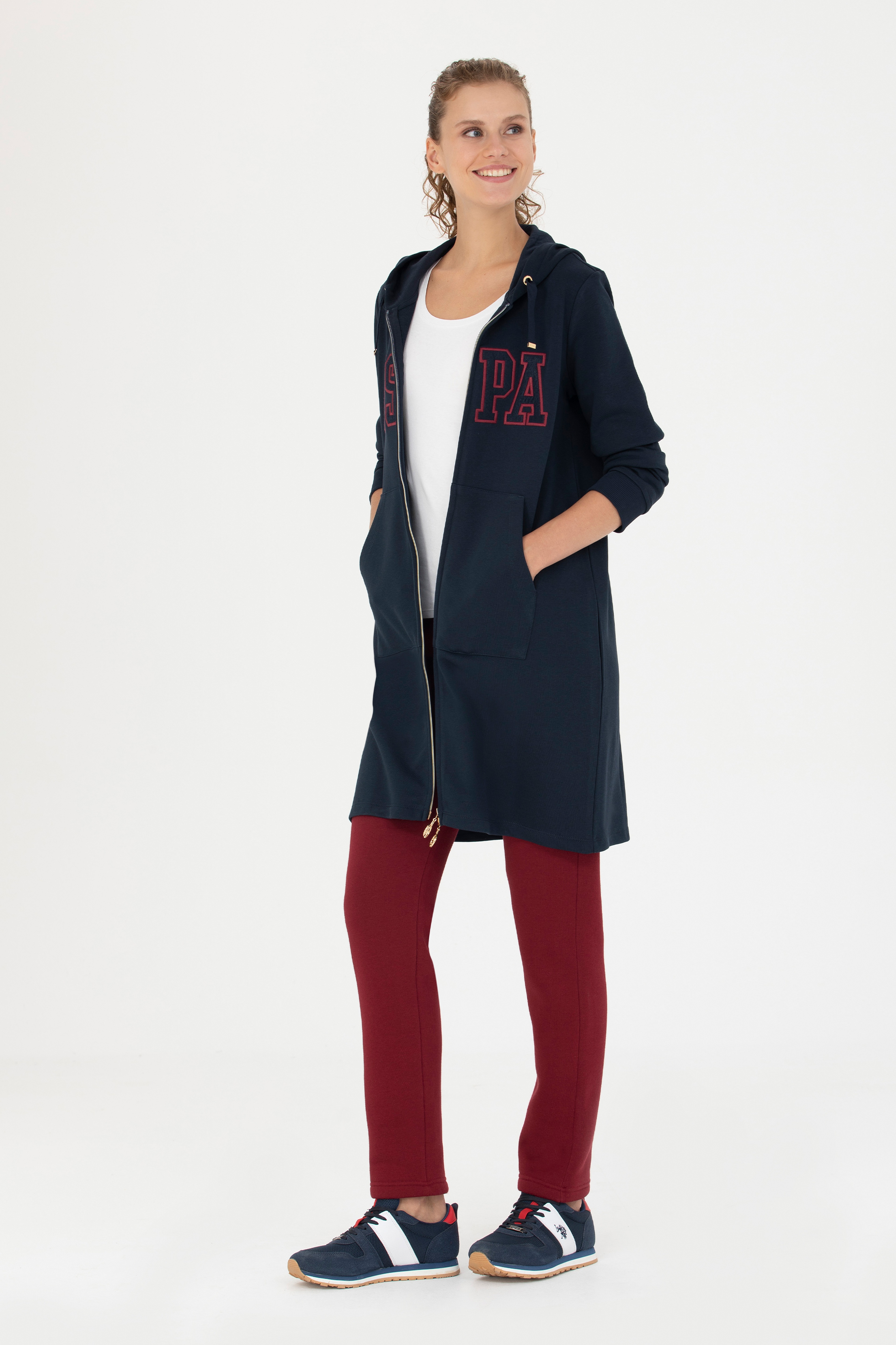 Kadın Bordo Eşofman Altı - Image 3