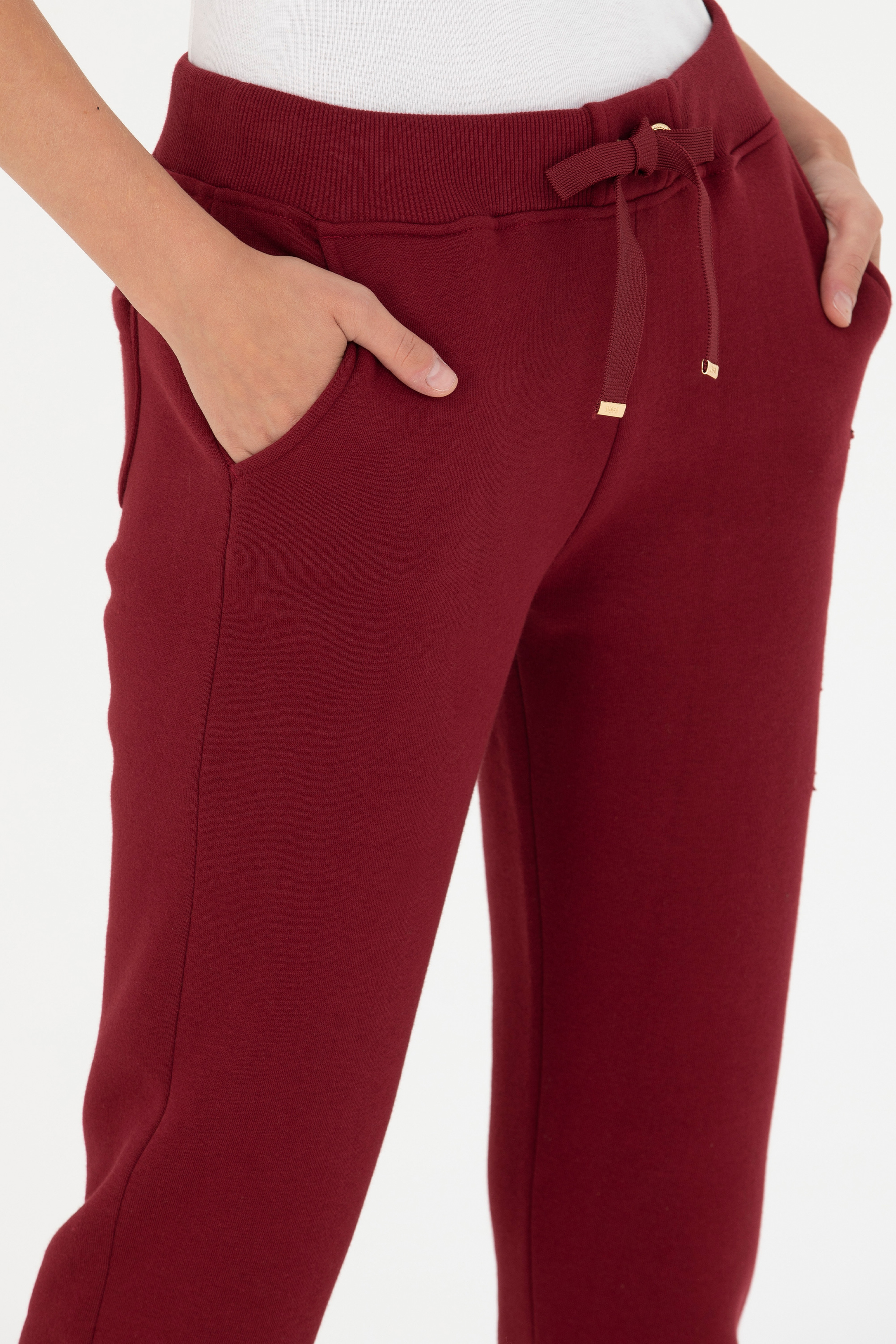 Kadın Bordo Eşofman Altı - Image 5
