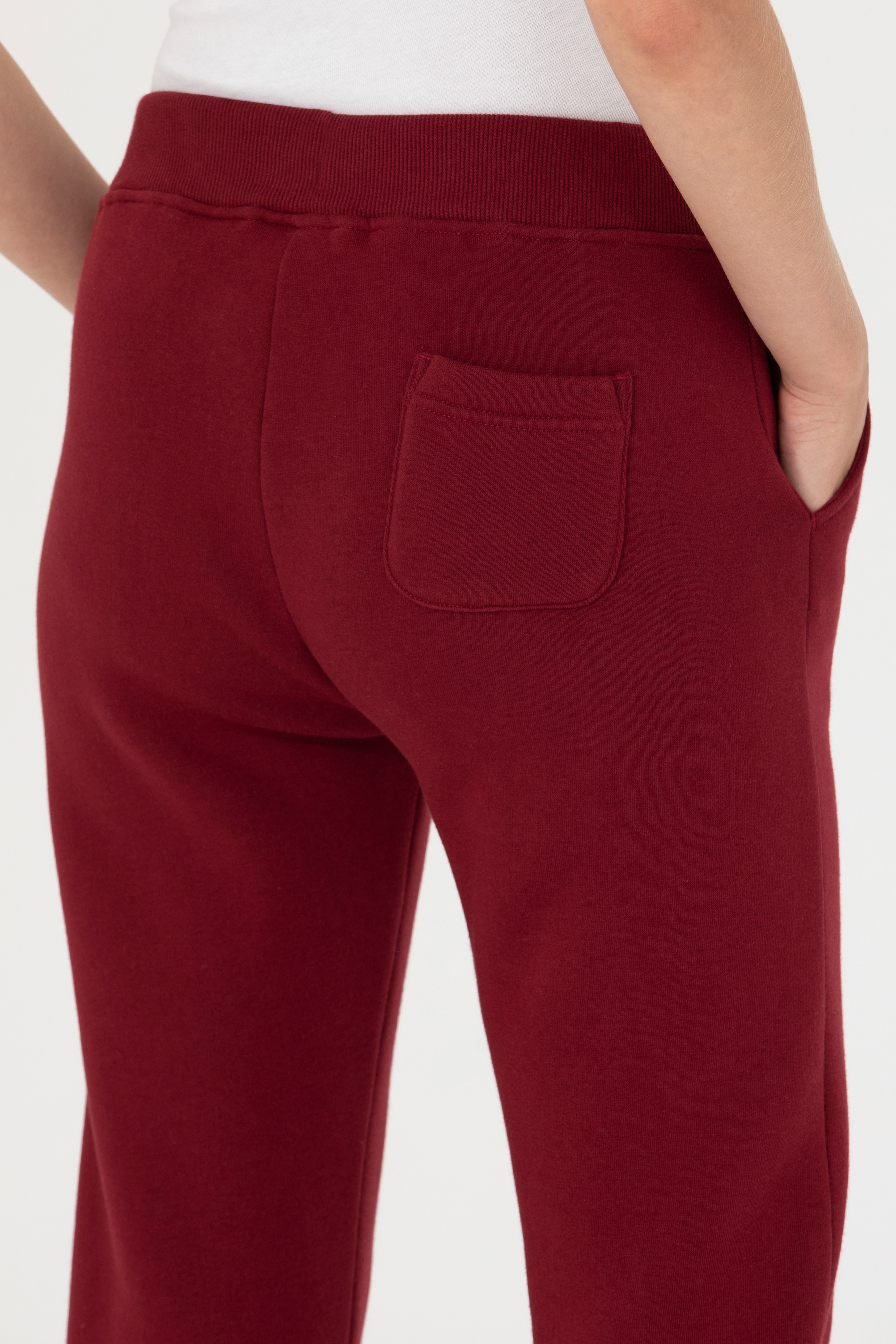 Kadın Bordo Eşofman Altı - Image 7