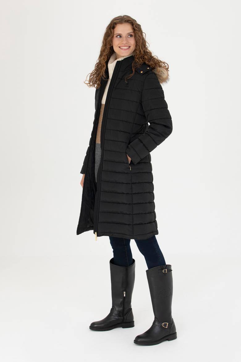 Kadın Siyah Kaban - 50272050009