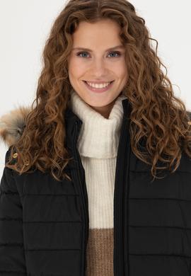 Kadın Siyah Kaban - 50272050009