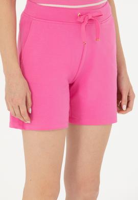 Kadın Pembe Örme Şort - 50262609037