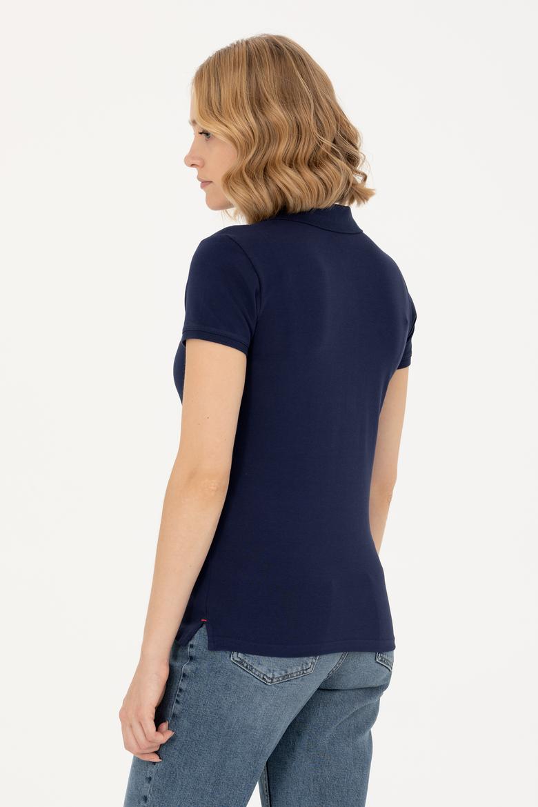Kadın Lacivert Basic Tişört - 50262699014