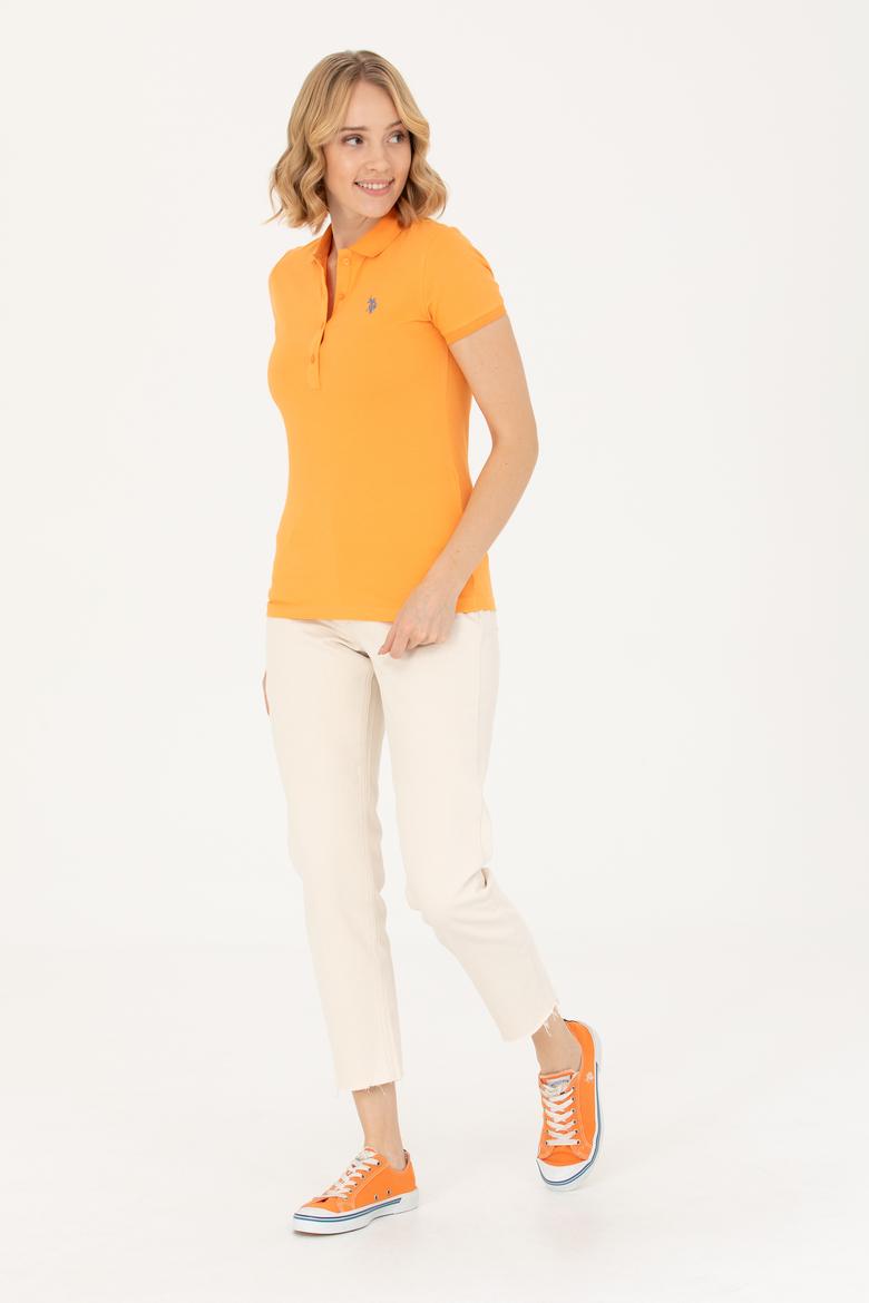 Kadın Turuncu Tişört - 50262716038