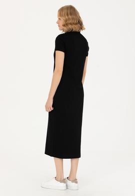 Kadın Siyah Örme Elbise - 50267566029