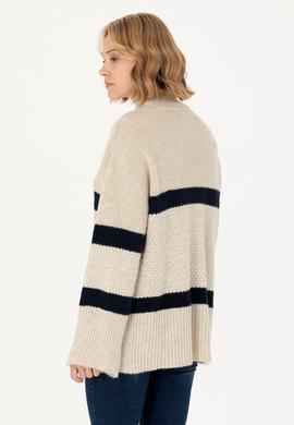 Kadın Taş Balıkçı Yaka Kazak - 50270437013