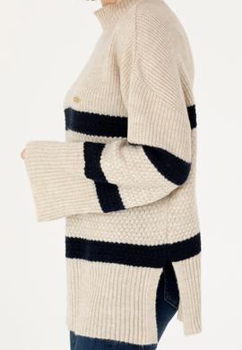 Kadın Taş Balıkçı Yaka Kazak - 50270437013