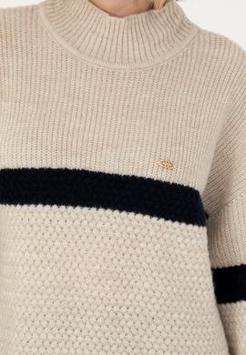 Kadın Taş Balıkçı Yaka Kazak - 50270437013