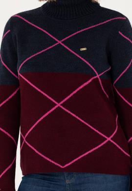 Kadın Lacivert Balıkçı Yaka Kazak - 50272044005