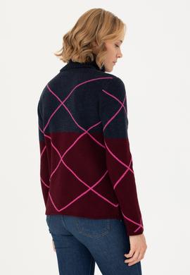 Kadın Lacivert Balıkçı Yaka Kazak - 50272044005