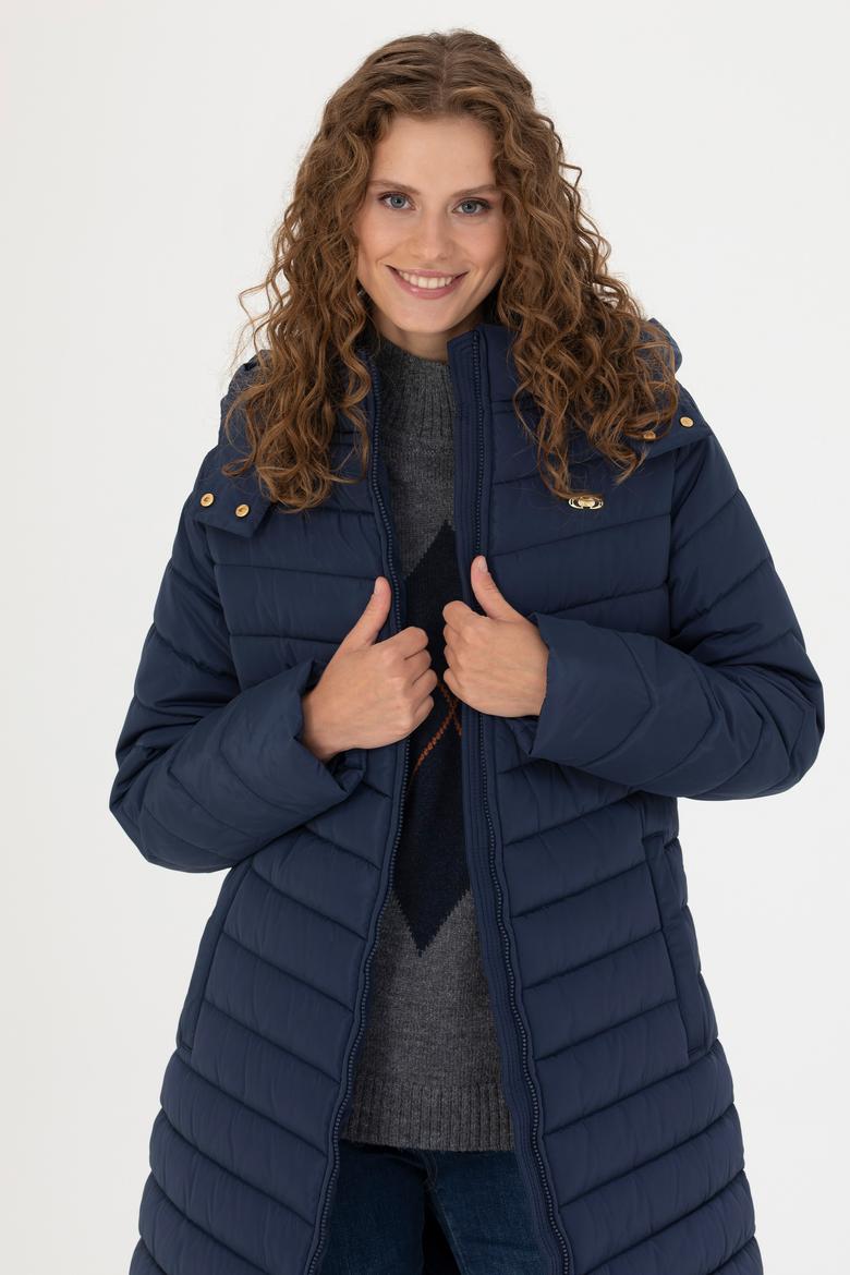 Kadın Lacivert Kaban - 50271096003