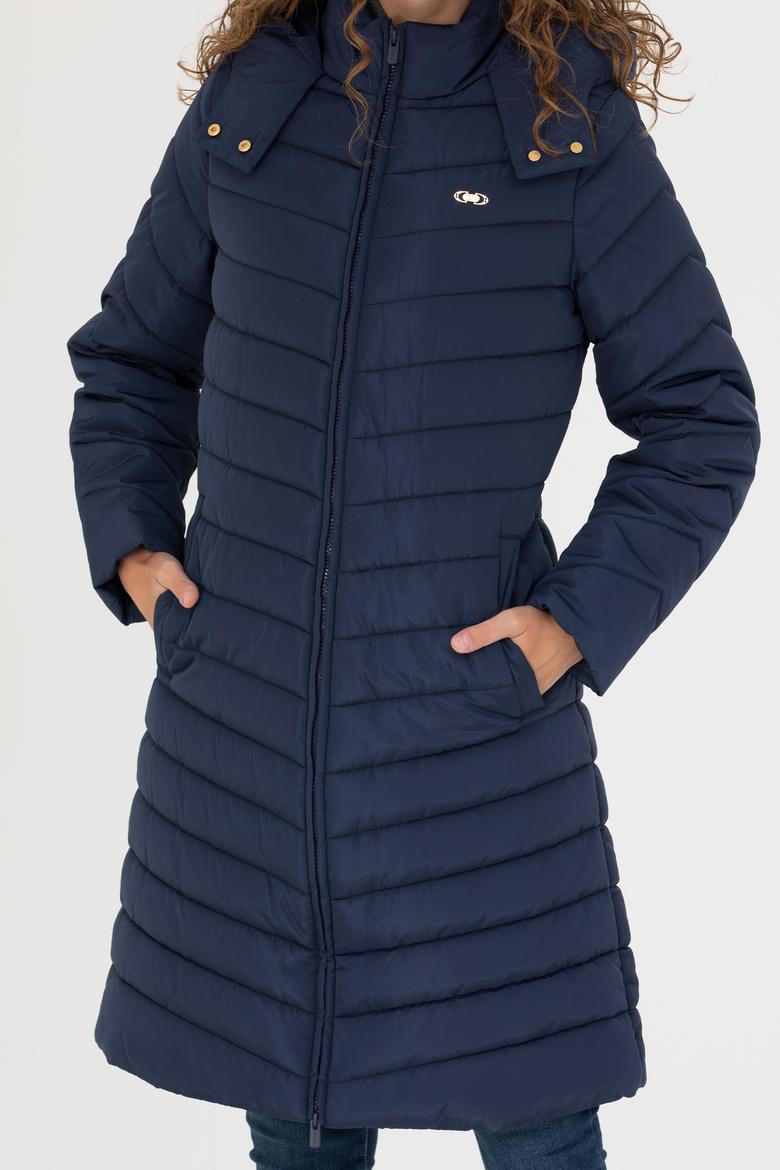 Kadın Lacivert Kaban - 50271096003