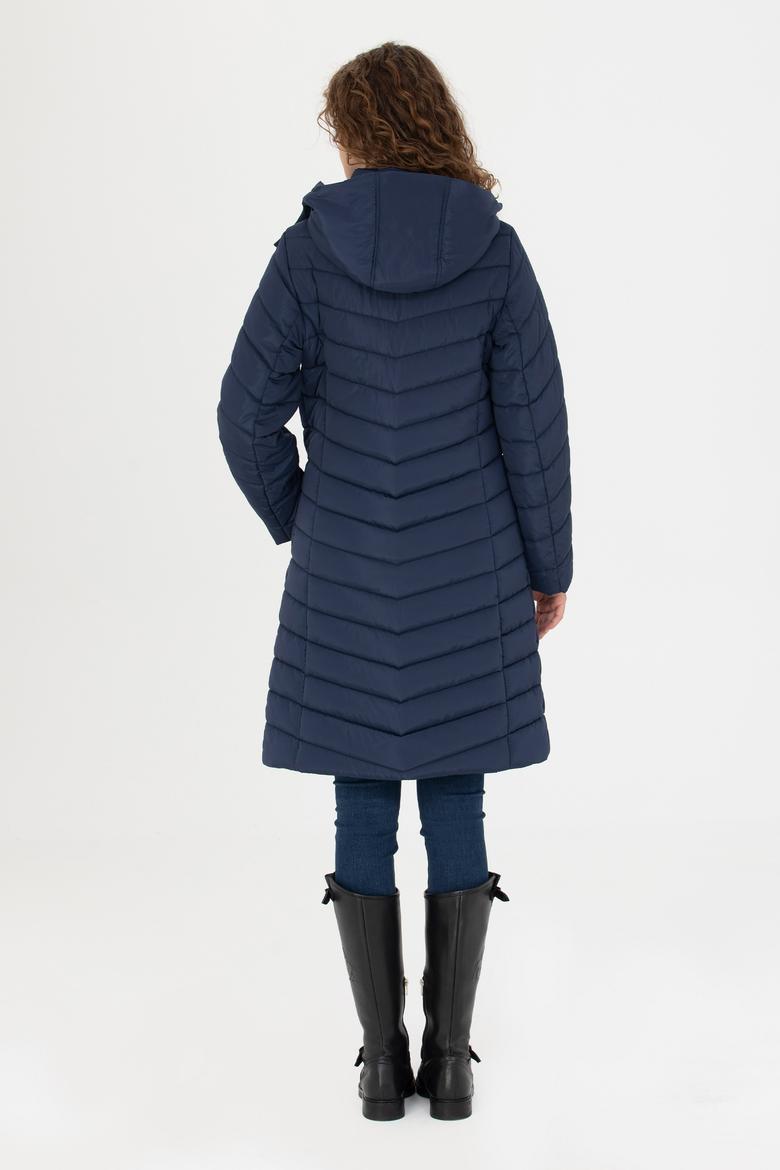 Kadın Lacivert Kaban - 50271096003