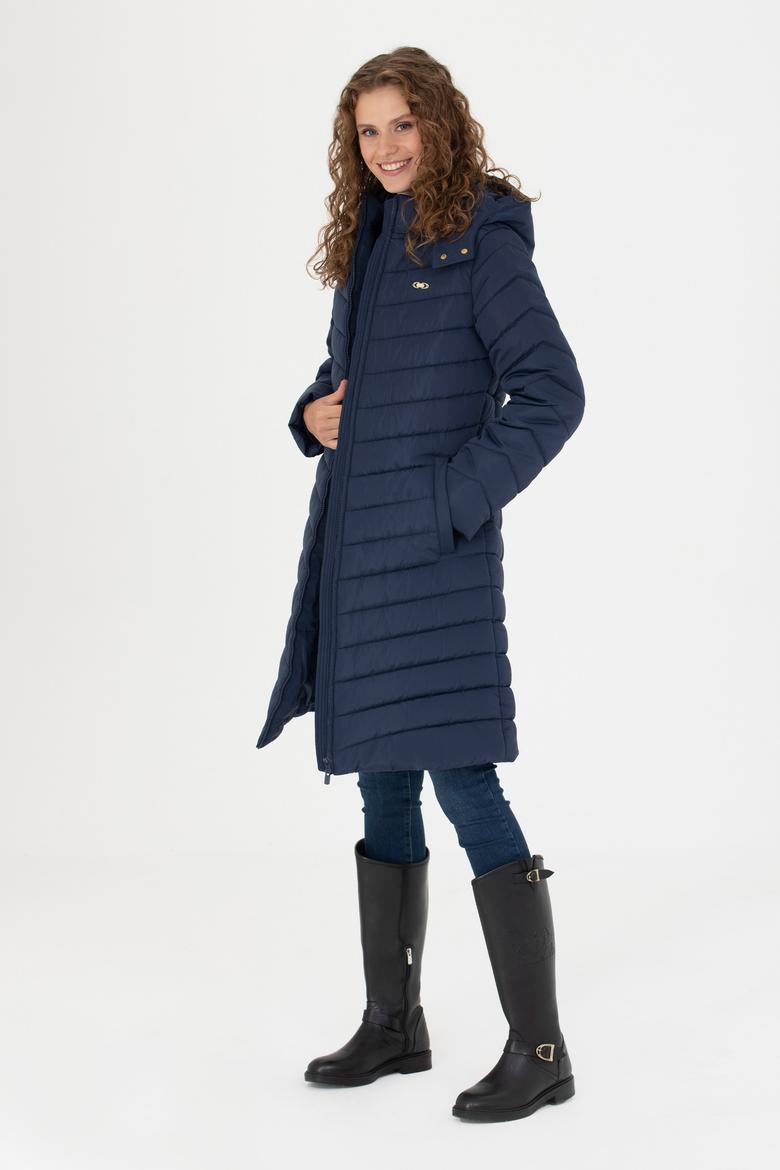 Kadın Lacivert Kaban - 50271096003