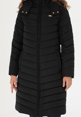 Kadın Siyah Kaban - 50271096020