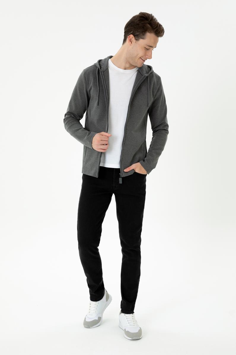 Erkek Siyah Jean Pantolon