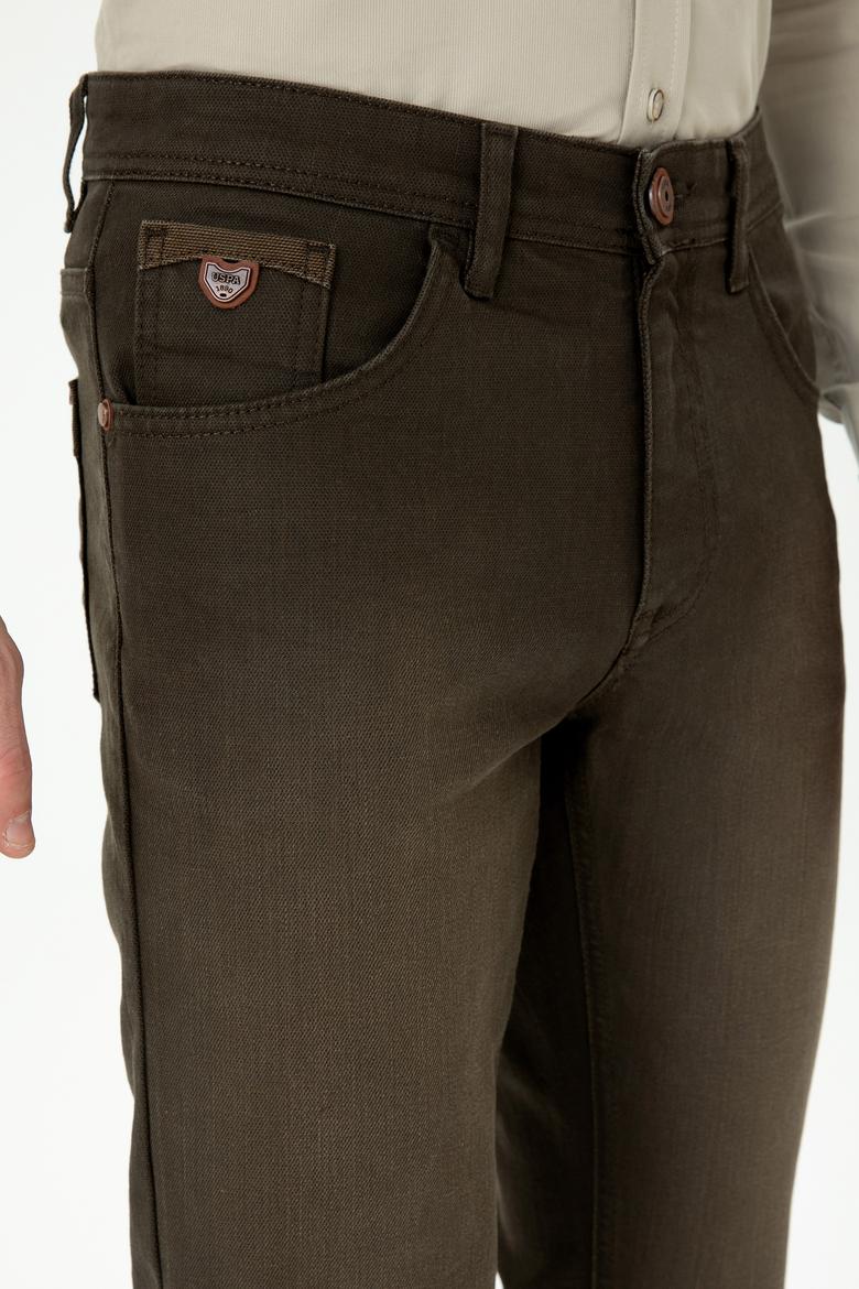 Erkek Kahverengi Jean Pantolon - 50272562038