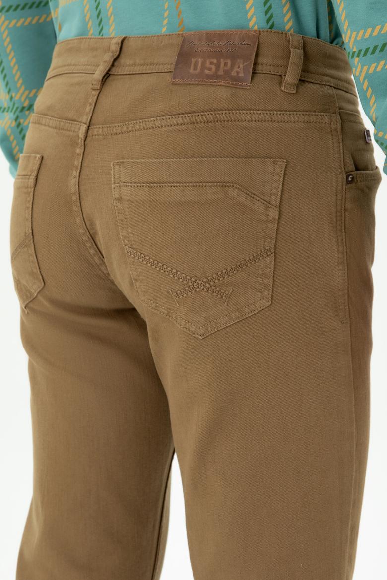Erkek Slim Fit Açık Haki Kanvas Pantolon - 50272363102