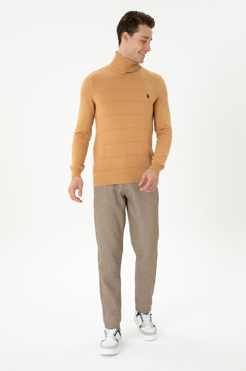 Erkek Kum Kanvas Pantolon