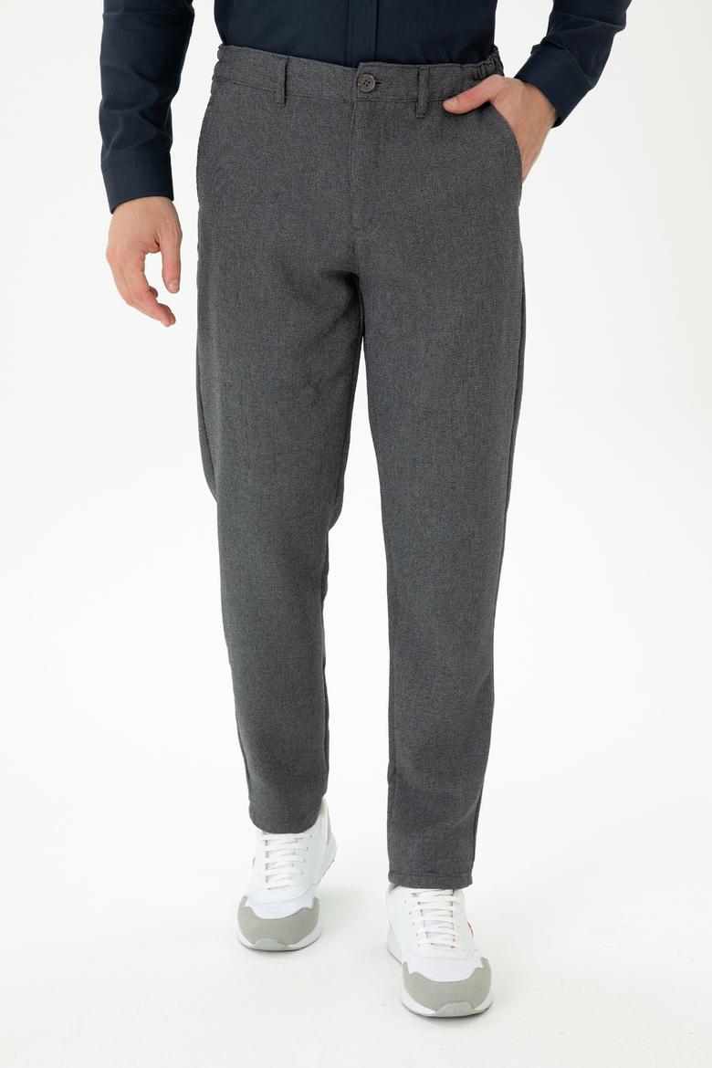 Erkek Antrasit Kanvas Pantolon - 50277301219