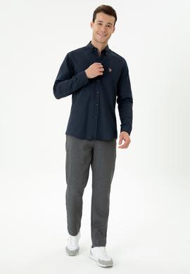 Erkek Antrasit Kanvas Pantolon - 50277301219