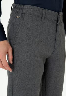 Erkek Antrasit Kanvas Pantolon - 50277301219