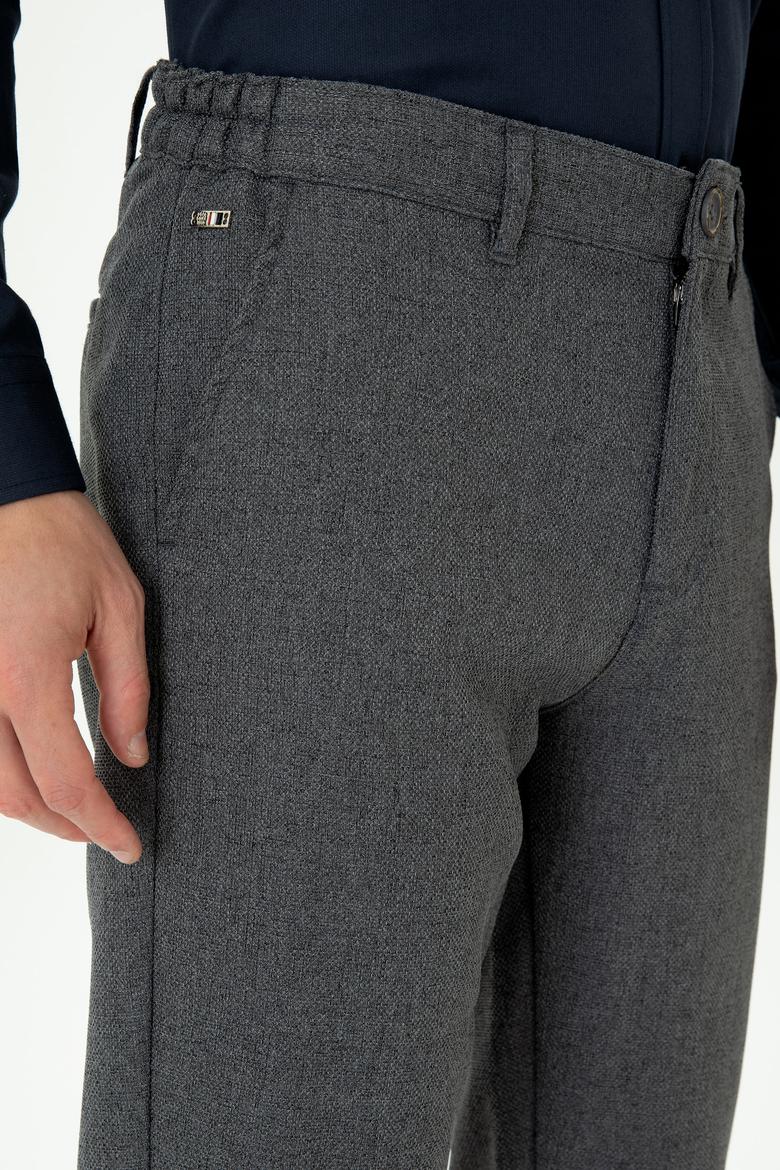 Erkek Antrasit Kanvas Pantolon - 50277301219