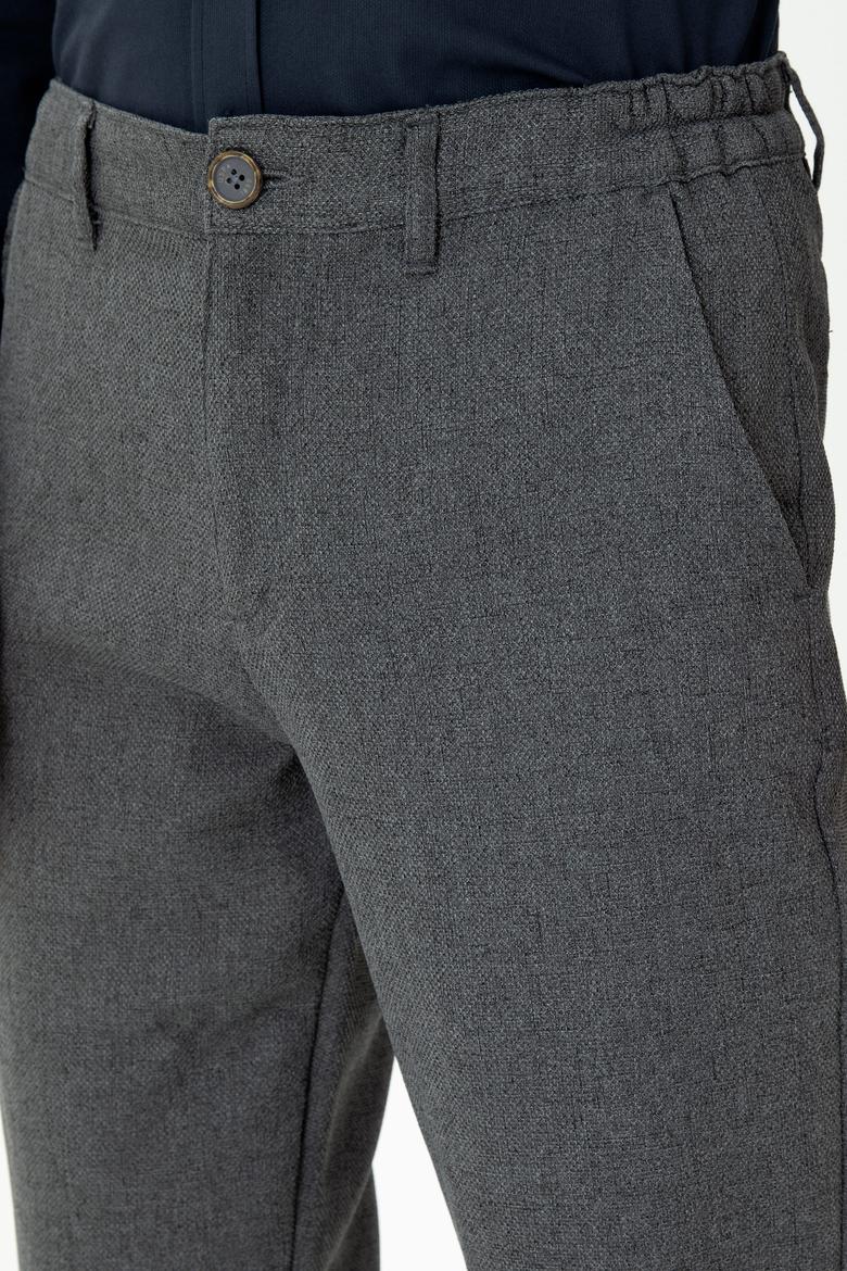 Erkek Antrasit Kanvas Pantolon - 50277301219